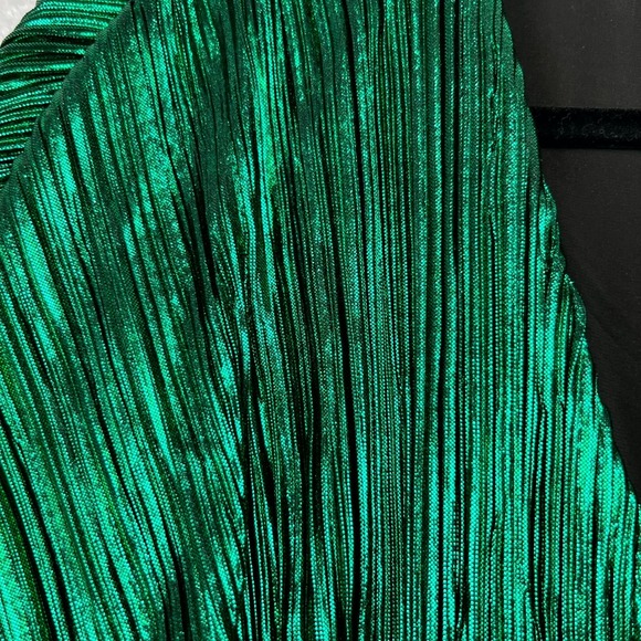 House of Harlow 1960 X Revolve Sabrina Dress Womens Medium Green Surplice Neck - Picture 4 of 16